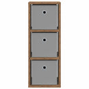 Sideboard med skuffe Gammelt træ 25,5 x 22 x 69,5 cm