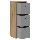 Sideboard med skuffe Artisan Egetræ 25,5 x 22 x 69,5 cm