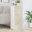 Sideboard med skuffe Hvid 30,5 x 27 x 84,5 cm