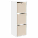 Sideboard med skuffe Hvid 30,5 x 27 x 84,5 cm