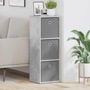 Sideboard med skuffe Beton Grå 30,5 x 27 x 84,5 cm