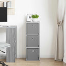 Sideboard med skuffe Beton Grå 30,5 x 27 x 84,5 cm