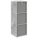 Sideboard med skuffe Beton Grå 30,5 x 27 x 84,5 cm