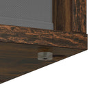 Sideboard med skuffe Røget eg 30,5 x 27 x 84,5 cm