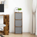 Sideboard med skuffe Røget eg 30,5 x 27 x 84,5 cm