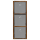 Sideboard med skuffe Røget eg 30,5 x 27 x 84,5 cm