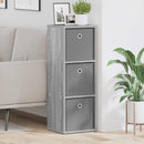 Sideboard med skuffe Grå Sonoma 30,5 x 27 x 84,5 cm