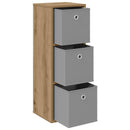 Sideboard med skuffe Artisan Egetræ 30,5 x 27 x 84,5 cm