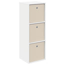 Sideboard med skuffe Hvid 35 x 32 x 99,5 cm