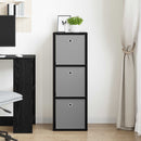 Sideboard med skuffe Sort eg 35 x 32 x 99,5 cm