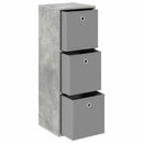 Sideboard med skuffe Beton Grå 35 x 32 x 99,5 cm