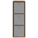 Sideboard med skuffe Gammelt træ 35 x 32 x 99,5 cm