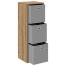 Sideboard med skuffe Artisan Egetræ 35 x 32 x 99,5 cm