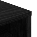 Lavbord med skuffe Sort eg 72 x 22,5 x 38 cm