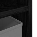 Lavbord med skuffe Sort eg 72 x 22,5 x 38 cm
