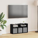 Lavbord med skuffe Sort eg 72 x 22,5 x 38 cm
