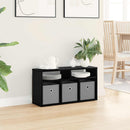 Lavbord med skuffe Sort eg 72 x 22,5 x 38 cm