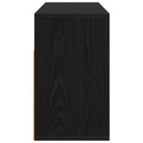 Lavbord med skuffe Sort eg 72 x 22,5 x 38 cm