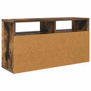 Lavbord med skuffe Røget eg 72 x 22,5 x 38 cm