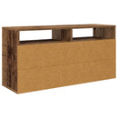 Lavbord med skuffe Gammelt træ 87 x 27,5 x 43 cm