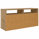 Lavbord med skuffe Artisan Egetræ 87 x 27,5 x 43 cm