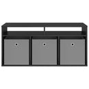 Lavbord med skuffe Sort eg 102 x 32 x 48,5 cm