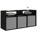 Lavbord med skuffe Sort eg 102 x 32 x 48,5 cm