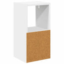 Sengebord 2 pcs Hvid 25,5 x 22 x 49,5 cm Konstrueret træ