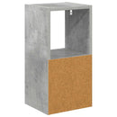 Sengebord Beton Grå 25,5 x 22 x 49,5 cm Konstrueret træ
