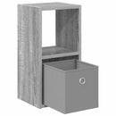 Sengebord 2 pcs Grå Sonoma 25,5 x 22 x 49,5 cm Konstrueret træ