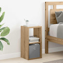 Sengebord med skuffe 2 pcs Artisan Egetræ 25,5 x 22 x 49,5 cm