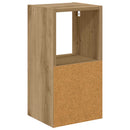 Sengebord med skuffe 2 pcs Artisan Egetræ 25,5 x 22 x 49,5 cm