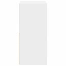 Sengebord 2 pcs Hvid 30,5 x 27 x 59,5 cm Konstrueret træ