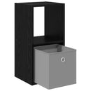 Sengebord Sort eg 30,5 x 27 x 59,5 cm Konstrueret træ