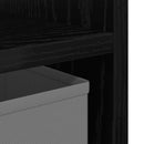 Sengebord 2 pcs Sort eg 30,5 x 27 x 59,5 cm Konstrueret træ