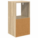 Sengebord 2 pcs Sonoma eg 30,5 x 27 x 59,5 cm Konstrueret træ
