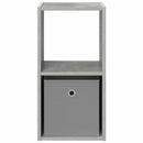 Sengebord Beton Grå 30,5 x 27 x 59,5 cm Konstrueret træ