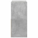 Sengebord 2 pcs Beton Grå 30,5 x 27 x 59,5 cm Konstrueret træ
