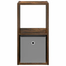 Sengebord 2 pcs Røget eg 30,5 x 27 x 59,5 cm Konstrueret træ