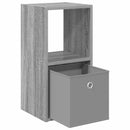 Sengebord 2 pcs Grå Sonoma 30,5 x 27 x 59,5 cm Konstrueret træ