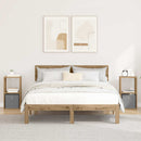 Sengebord med skuffe 2 pcs Artisan Egetræ 30,5 x 27 x 59,5 cm