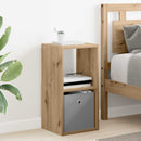 Sengebord med skuffe 2 pcs Artisan Egetræ 30,5 x 27 x 59,5 cm