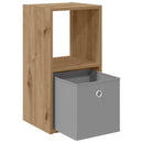 Sengebord med skuffe 2 pcs Artisan Egetræ 30,5 x 27 x 59,5 cm