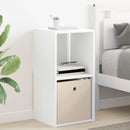 Sengebord 2 pcs Hvid 35 x 32 x 68,5 cm Konstrueret træ