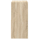 Sengebord 2 pcs Sonoma eg 35 x 32 x 68,5 cm Konstrueret træ
