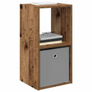 Sengebord 2 pcs Gammelt træ 35 x 32 x 68,5 cm Konstrueret træ