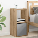Sengebord med skuffe 2 pcs Artisan Egetræ 35 x 32 x 68,5 cm