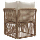 Hjørnesofa enhed Beige polyrattan