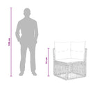 Hjørnesofa enhed Beige polyrattan