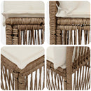 Armløs sofa enhed Beige polyrattan